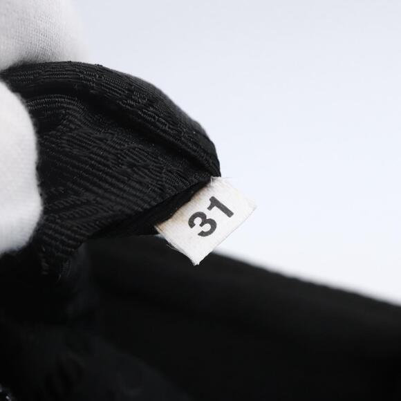 PRADA Tote Bag Nylon Black Silver Auth bs31175 - Picture 12 of 16